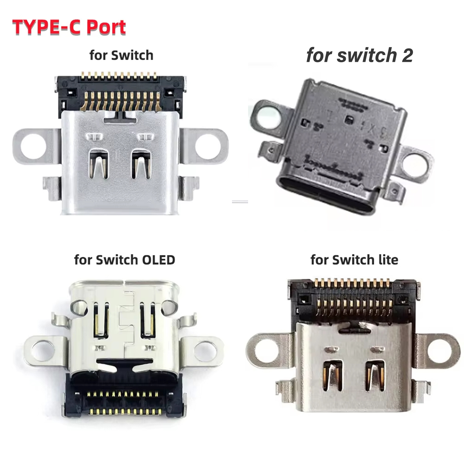 Nintendo Console Switch 2 - Replacement Type C Port Charging Port