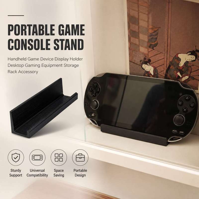 Gaming Console Organizer - Portable Game Console Stand Handheld Device