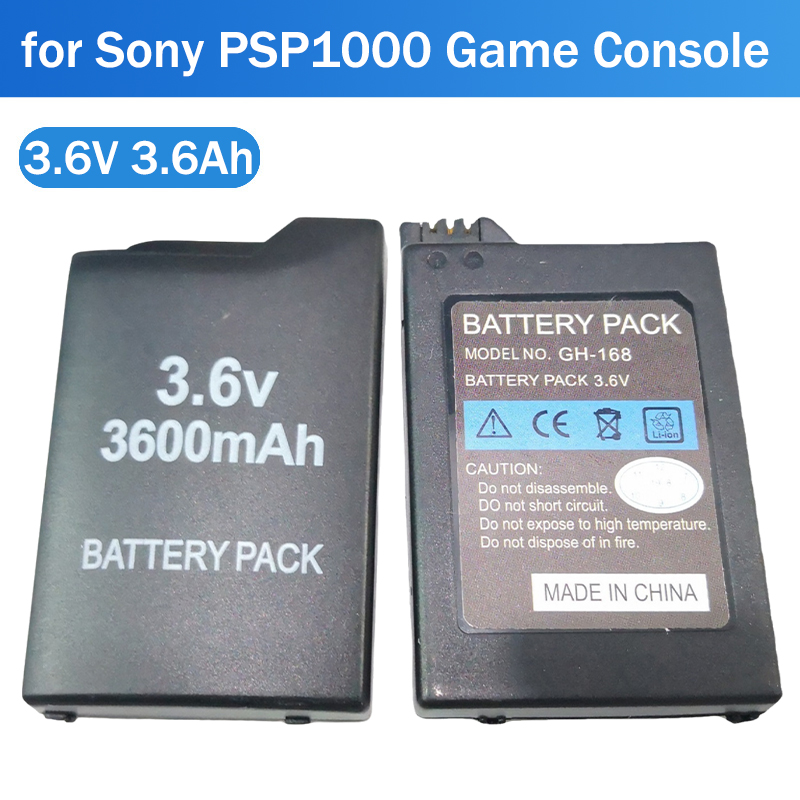 Gaming Console Psp - 3.6V 3600mAh Battery for Sony PSP1000