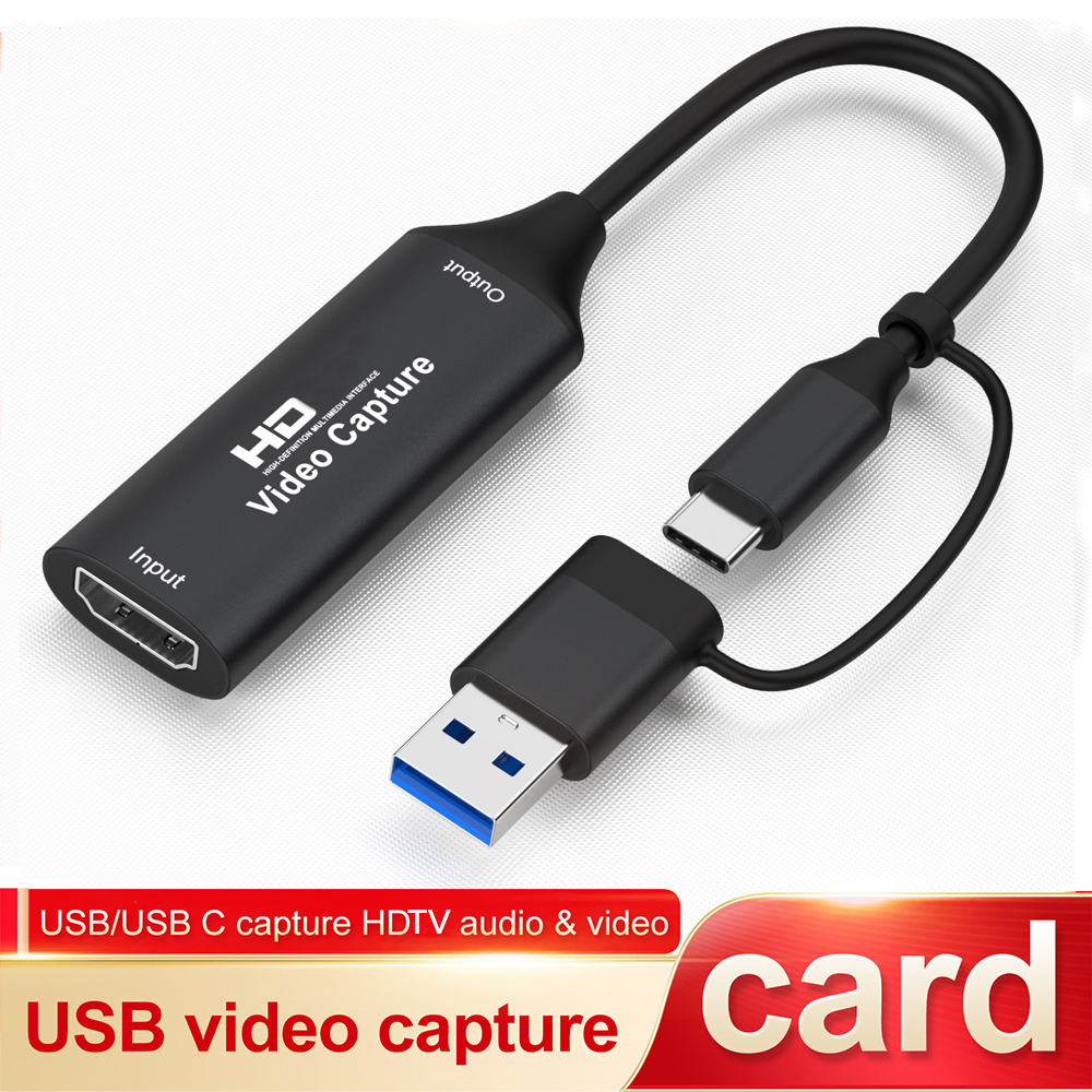 Gaming Console With Phone - 4K HDMI-compatible USB Video Capture Card