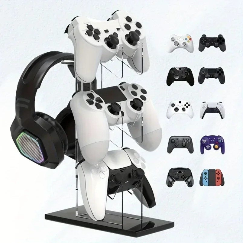 Gamepad Stand 3 Tier Headset H - Gaming Console Organizer ulasan dan harga