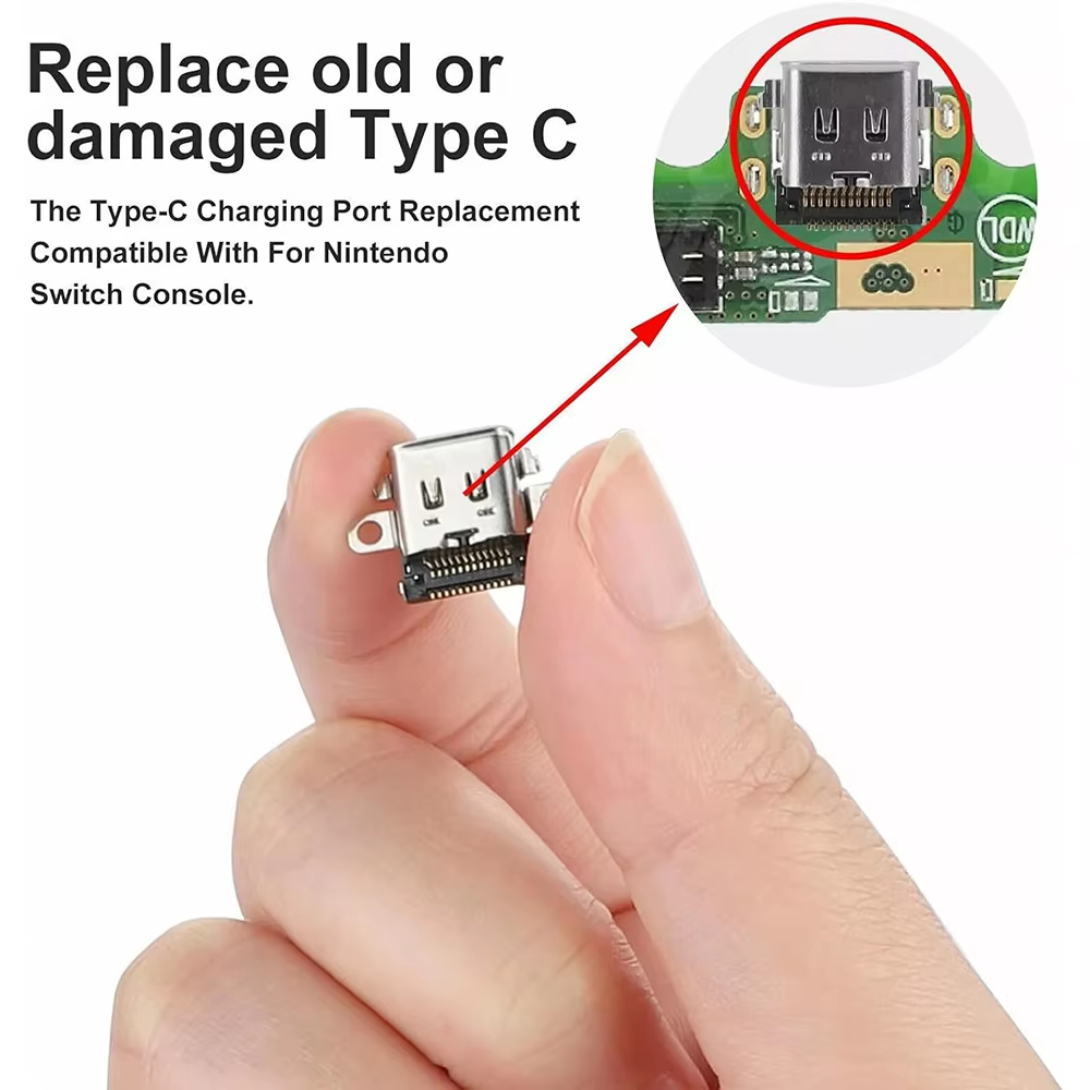 Replacement Type C Port Chargi - Nintendo Console Switch 2 ulasan dan harga