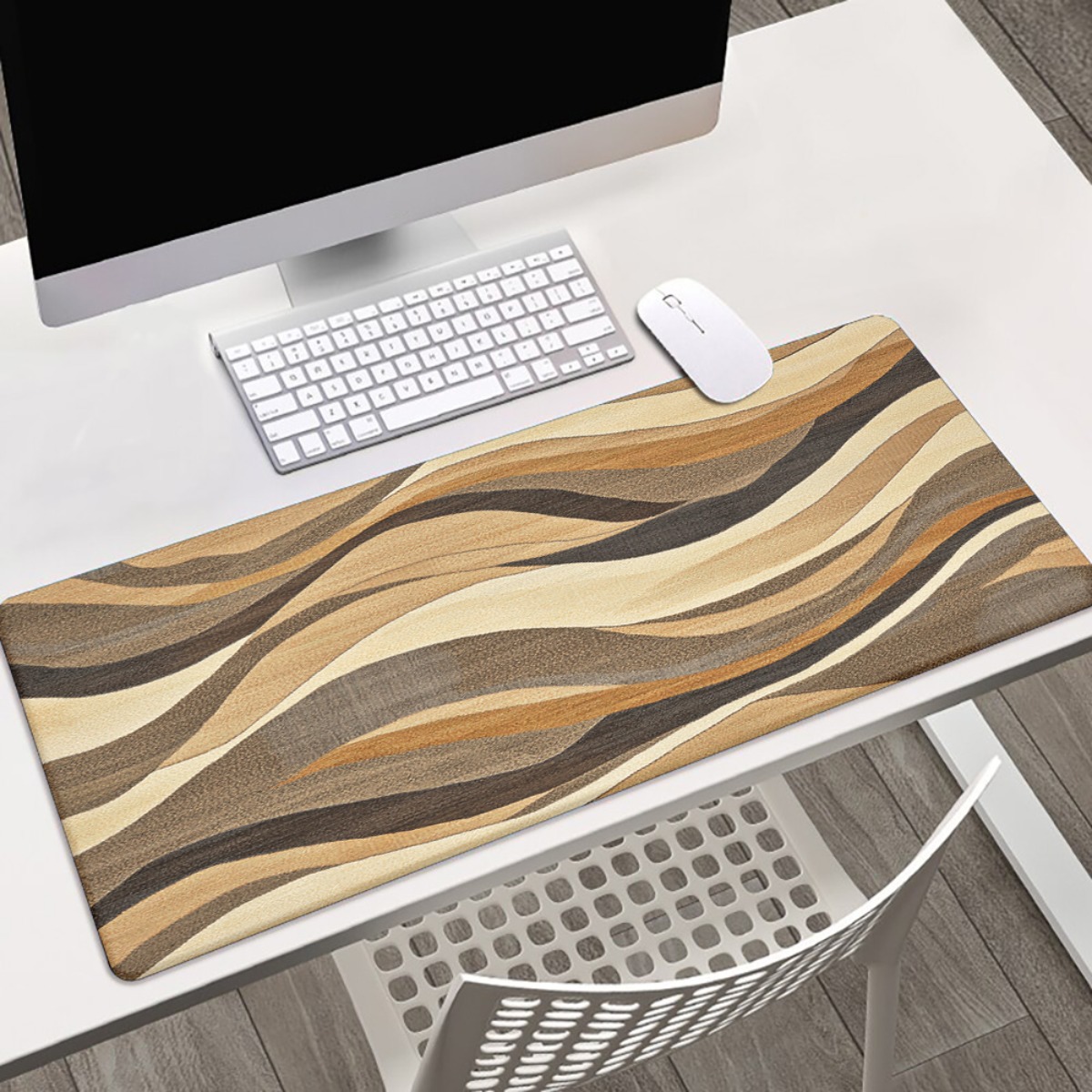 Brand Wavy Iron Art Desk Mat N - Gaming Console Brands ulasan dan harga
