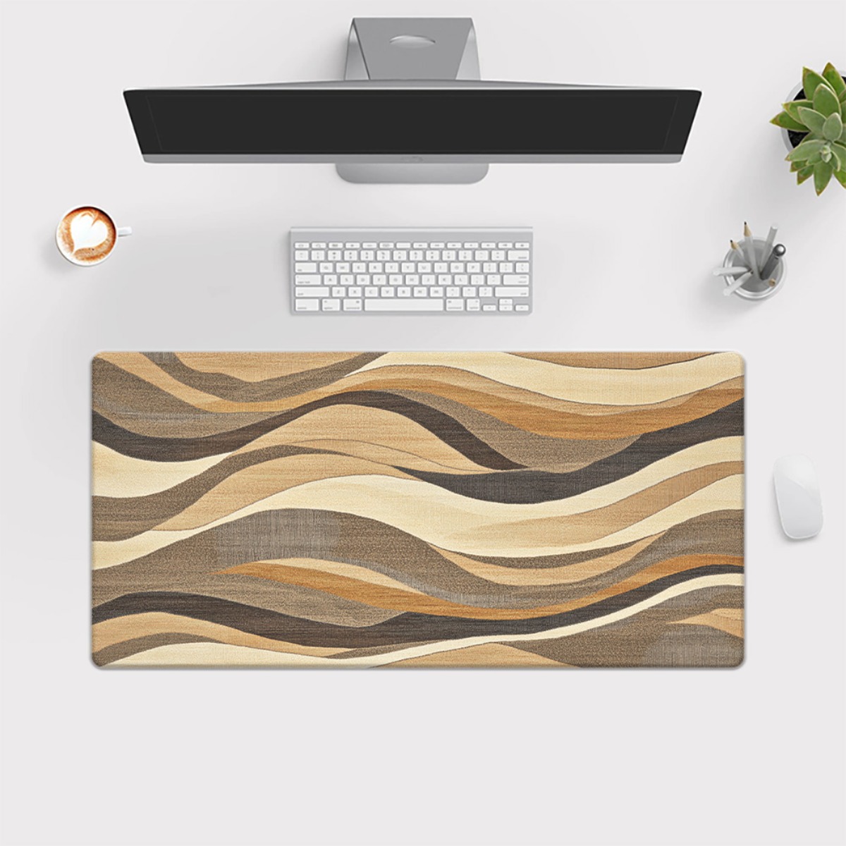 Brand Wavy Iron Art Desk Mat N - Gaming Console Brands ulasan dan harga