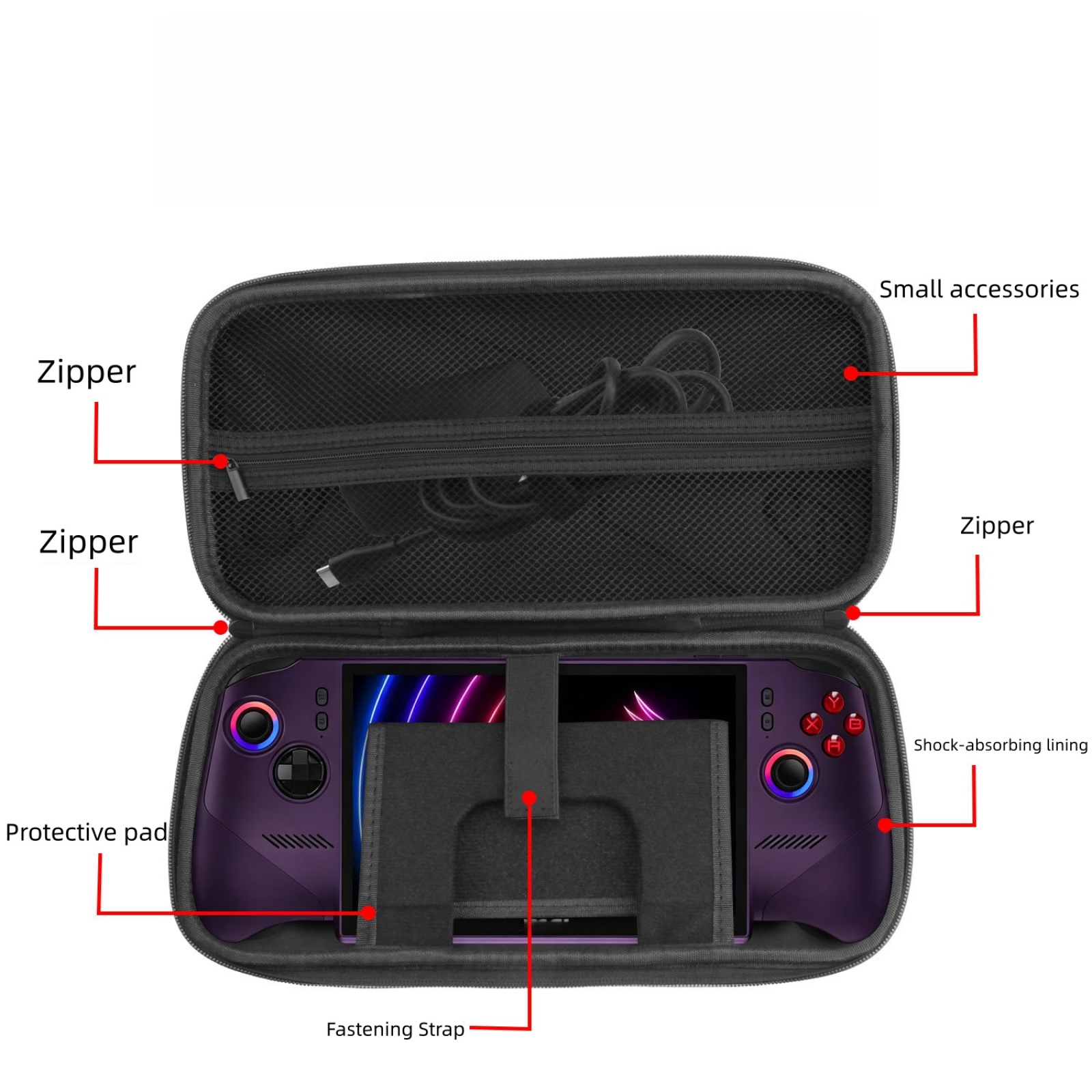 Carrying Case for MSI Claw 8 E - Gaming Console Organizer ulasan dan harga