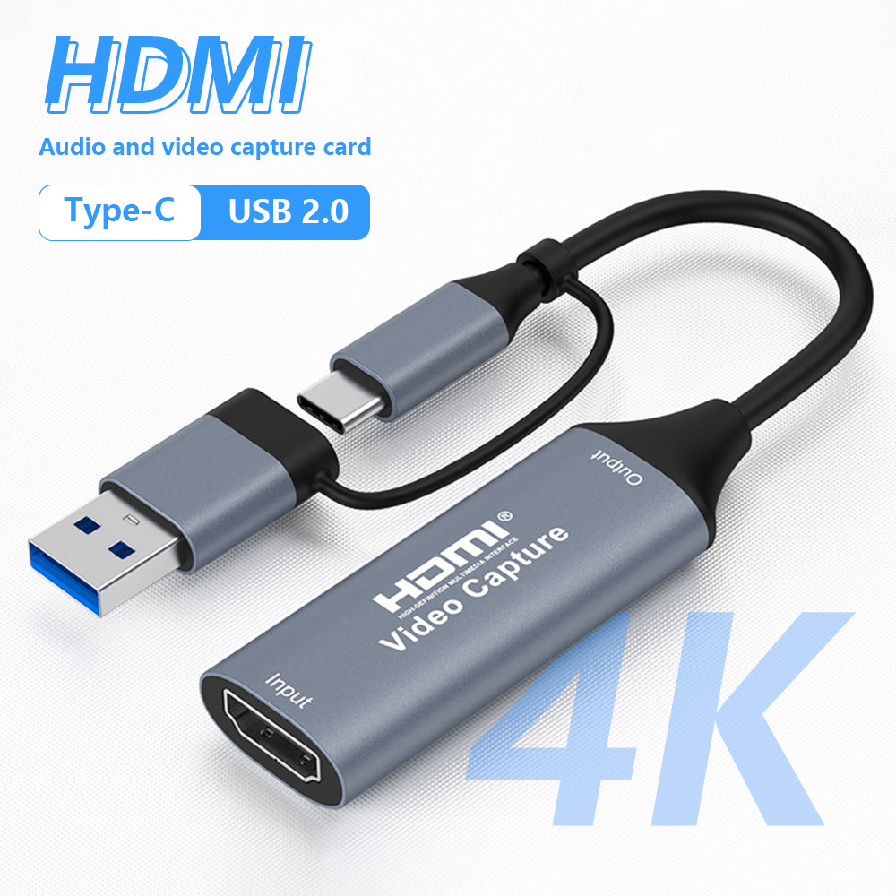 4K 2 in 1 USB 2.0 Video Captur - Gaming Console With Phone ulasan dan harga
