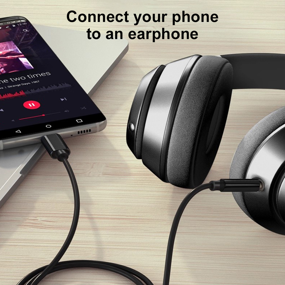 Type-C to 3.5mm AUX Audio Cabl - Gaming Console Brands ulasan dan harga
