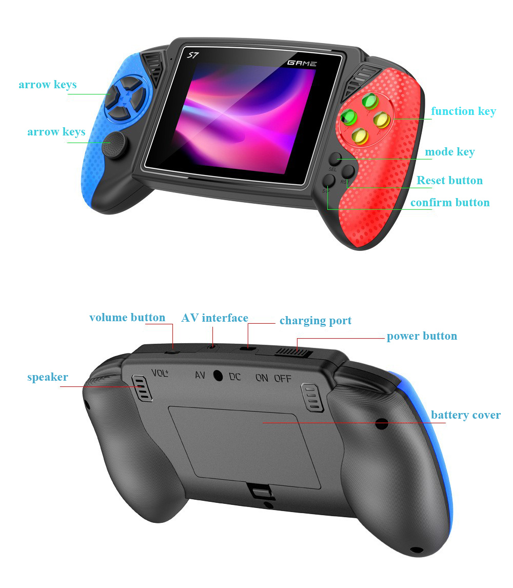 S7 Retro Handheld Game Console - Gaming Console Video Game ulasan dan harga