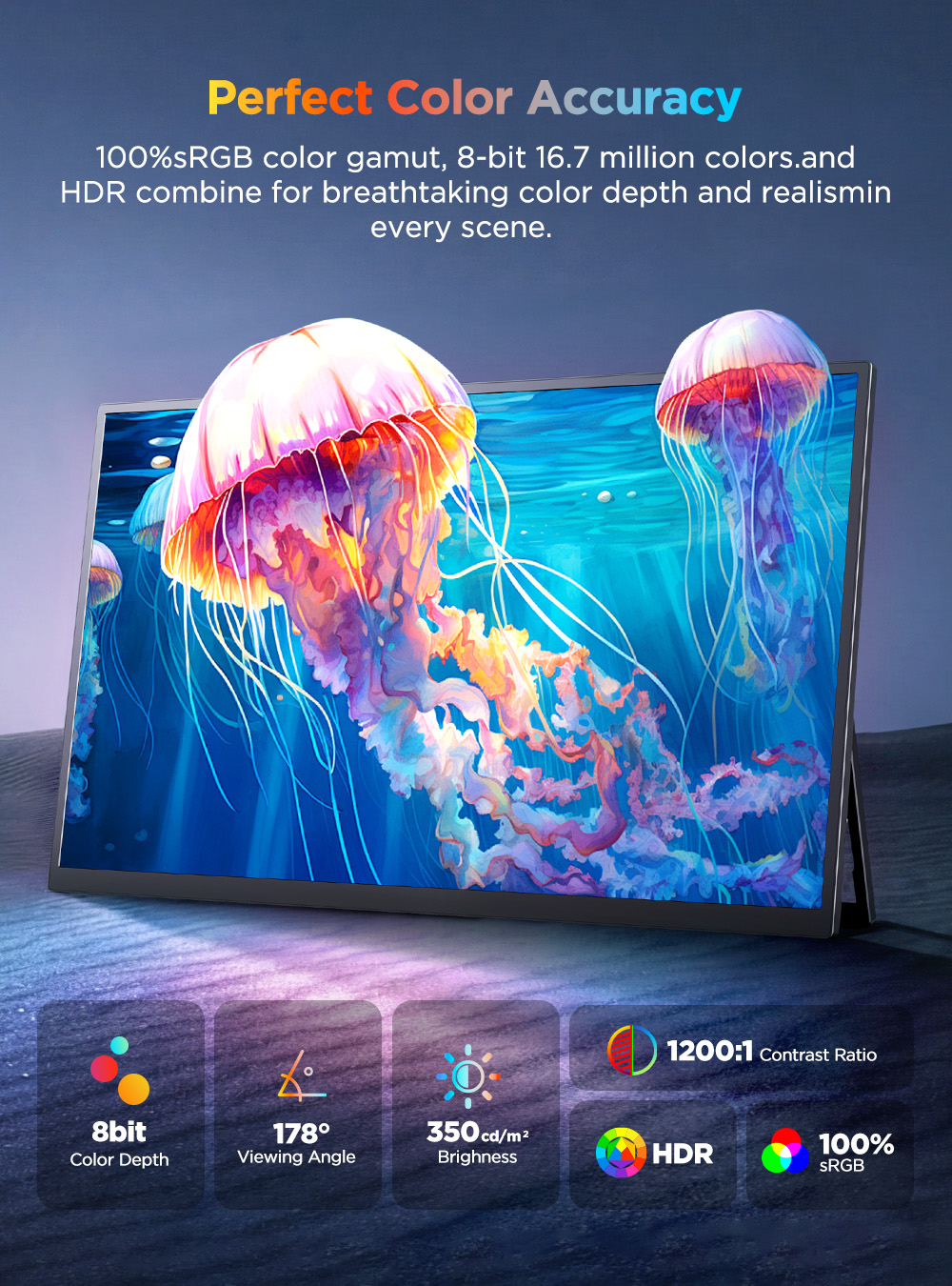 UPERFECT 4K Portable Monitor T - Gaming Console X80 ulasan dan harga