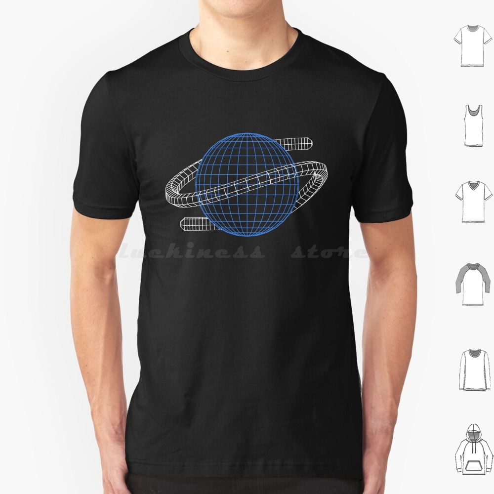 Saturn Wireframe T Shirt Men W - Gaming Console In 90S ulasan dan harga