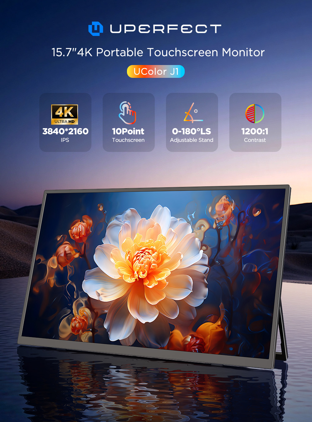 UPERFECT 4K Portable Monitor T - Gaming Console X80 ulasan dan harga