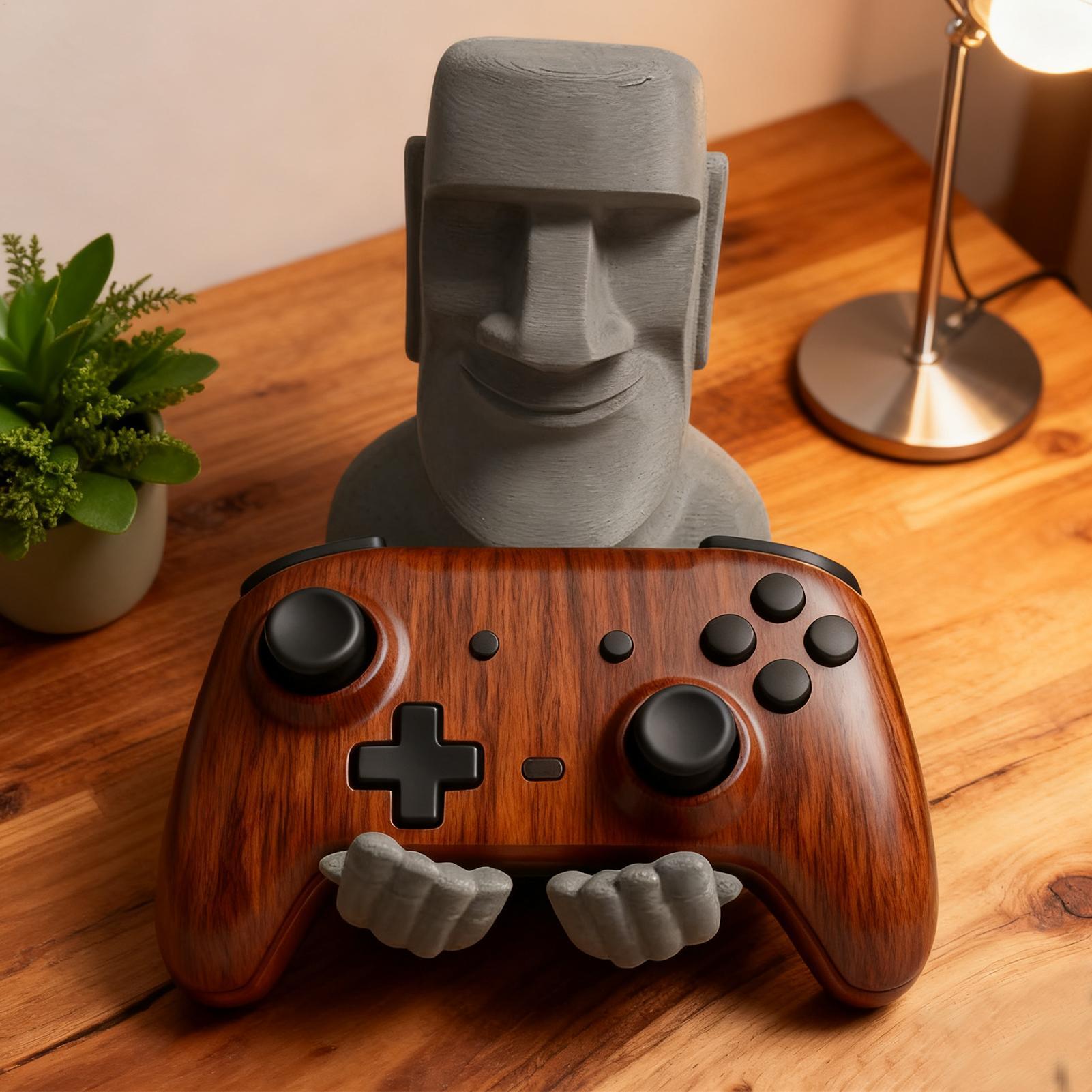 Stone Man Sculpture Controller - Gaming Console Organizer ulasan dan harga