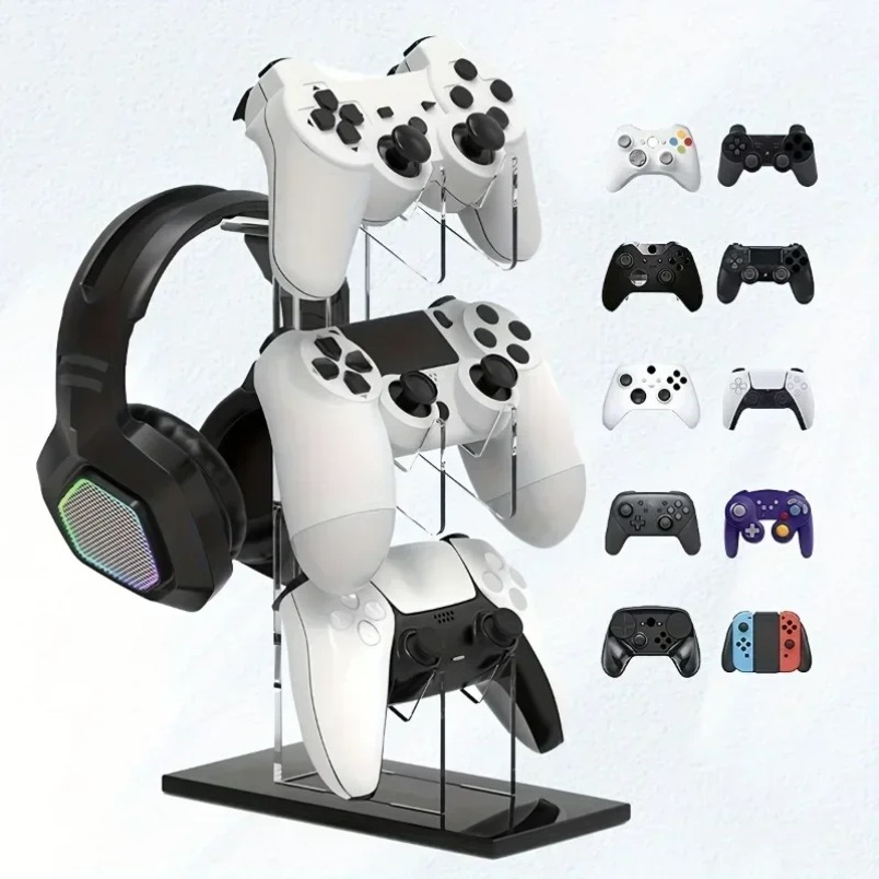 Controller Stand 3 Tier Headph - Gaming Console Organizer ulasan dan harga