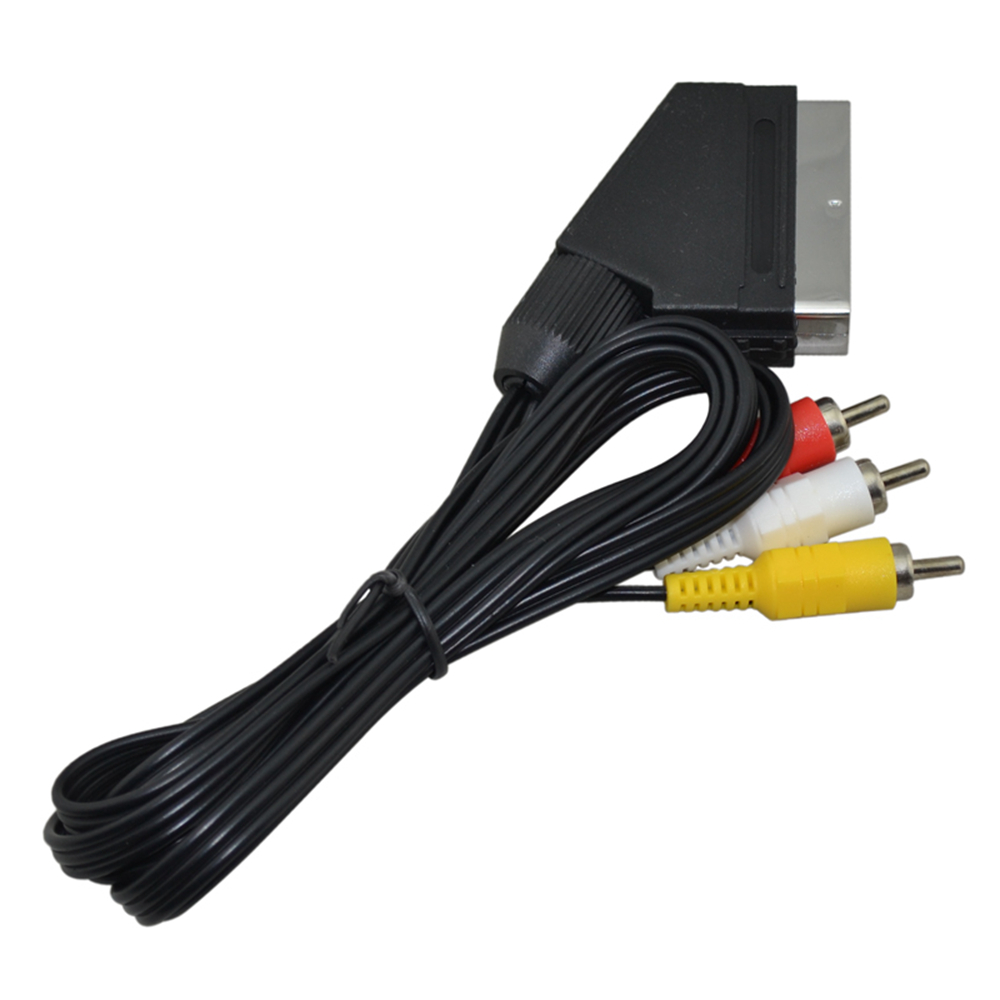 Scart Cable To 3 RCA AV TV Vid - Gaming Console Video Game ulasan dan harga