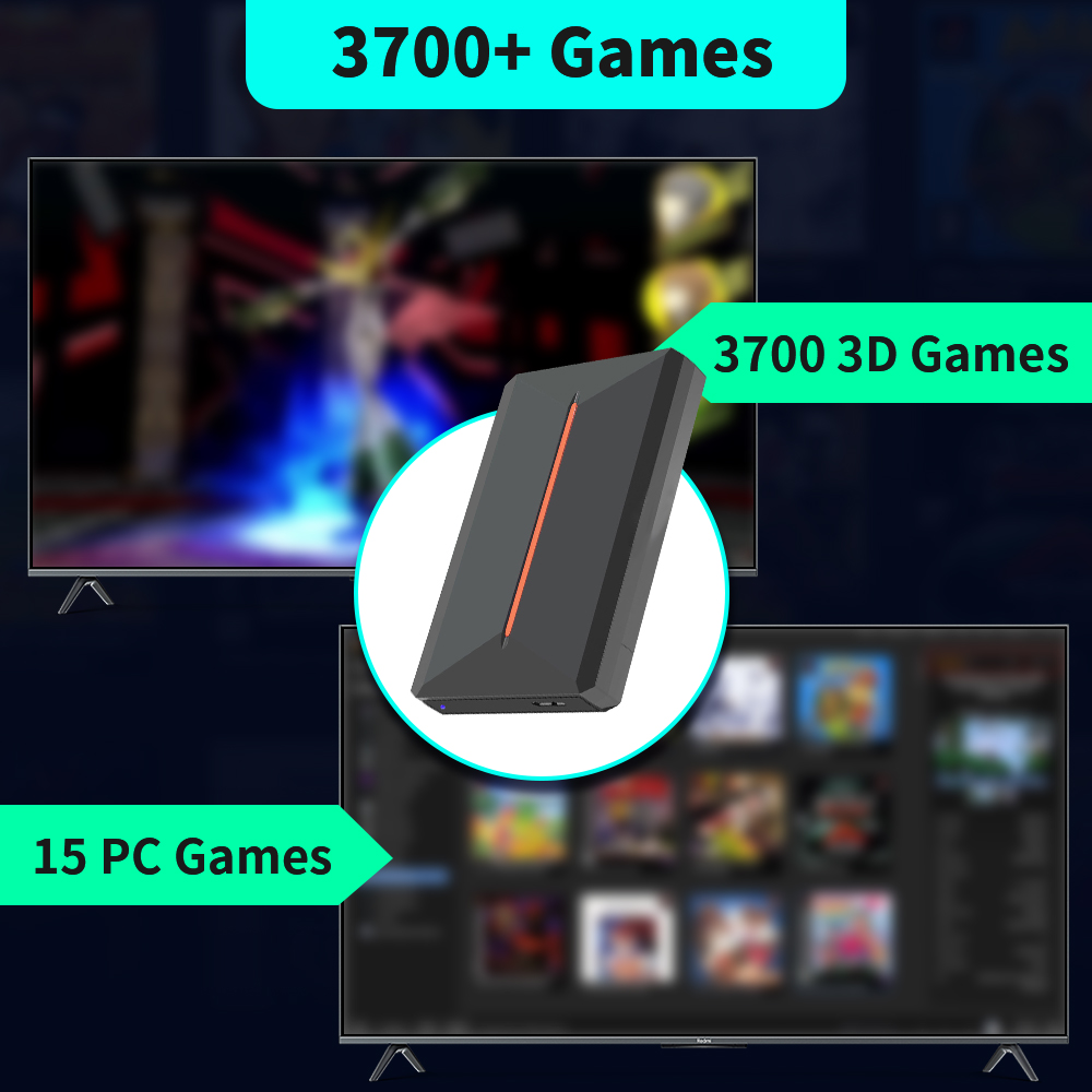 Launchbox OS 500GB Portable Ga - Gaming Console Video Game ulasan dan harga