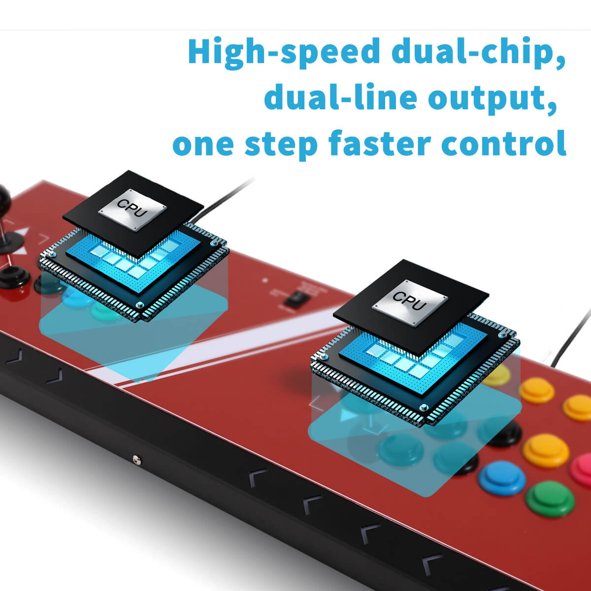 Double arcade stick multiple g - Console Gaming Hand ulasan dan harga