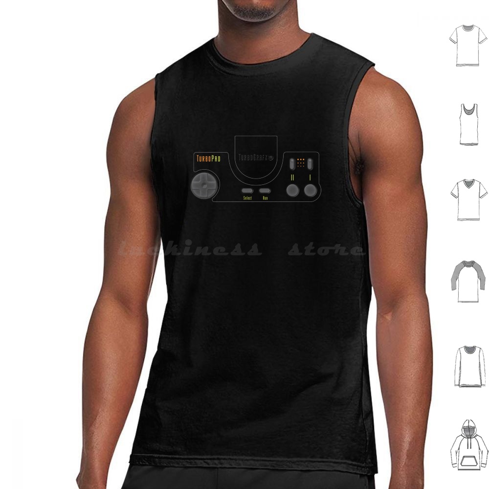 Turbo Pad Tank Tops Vest Sleev - Gaming Console In 90S ulasan dan harga