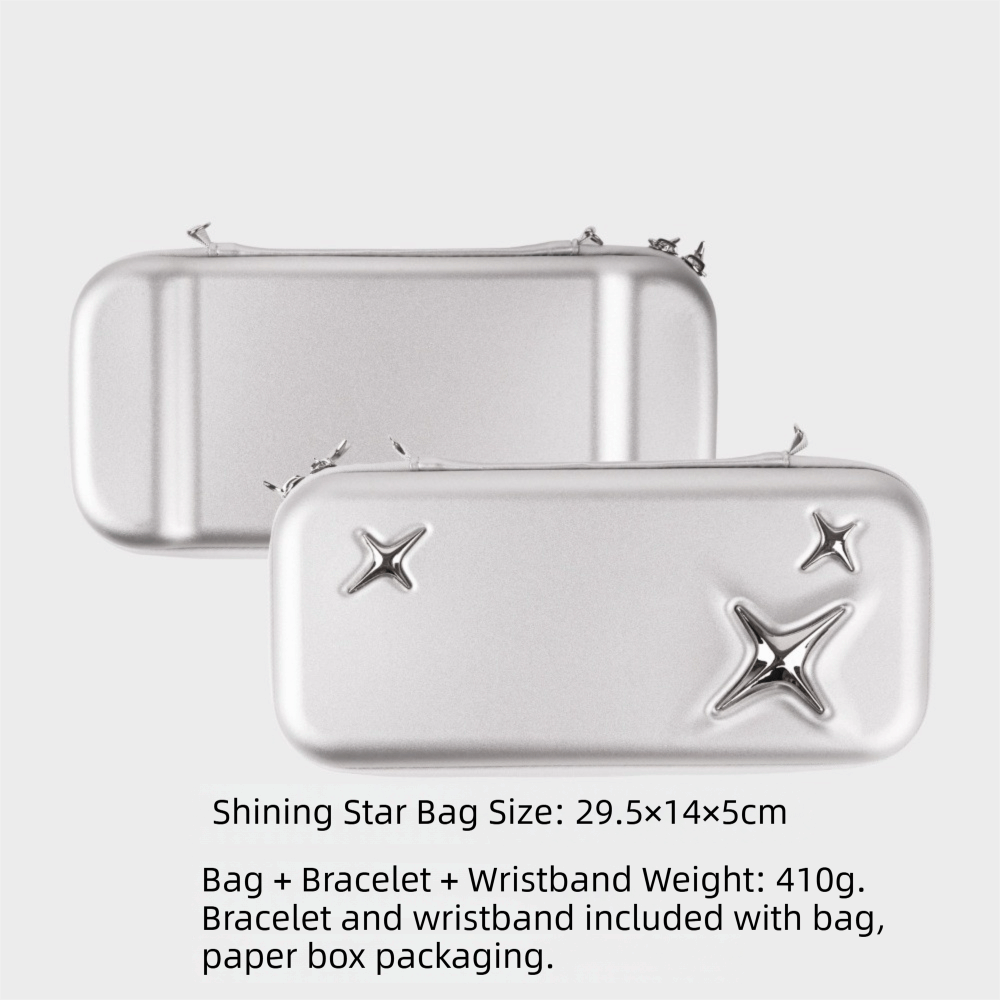 Silver Sparkling Gaming Consol - Gaming Console Organizer ulasan dan harga