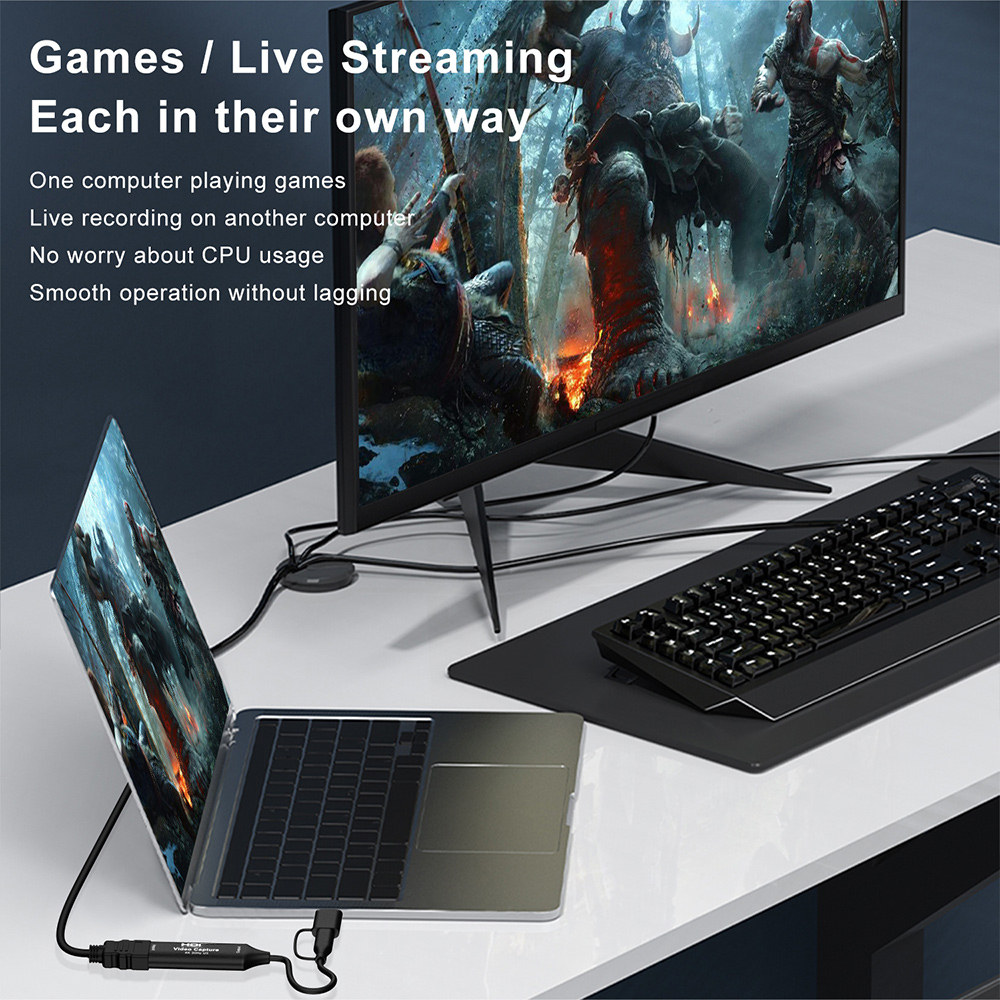 4K HDMI-compatible USB Video C - Gaming Console With Phone ulasan dan harga